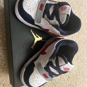 Nike Kids' Sneakers in Blue, White, and Red